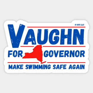 Jaws: Vaughn for Governor Sticker